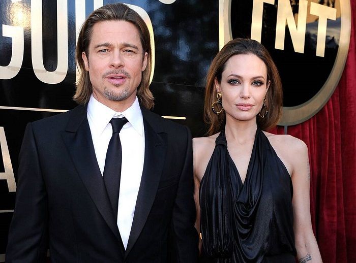 Angelina Joilie and Brad Pitt