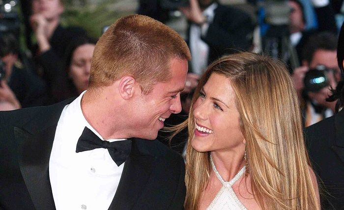 Jennifer Aniston and Brad Pitt