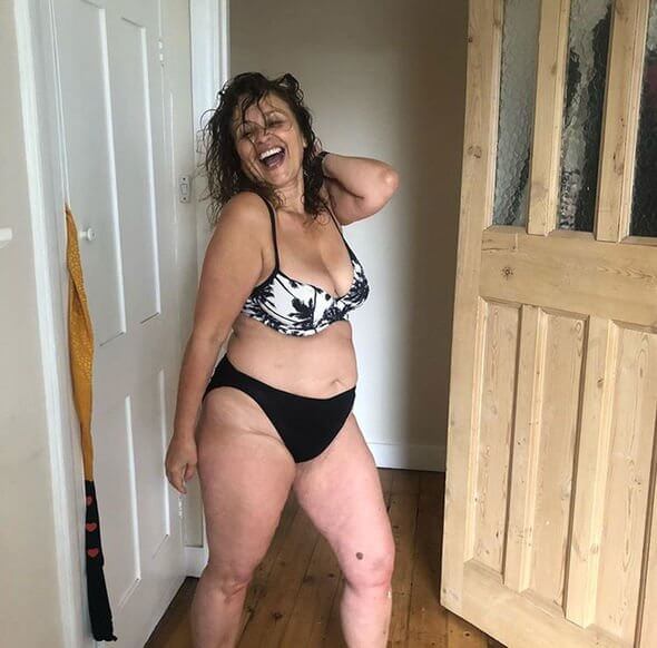 Nadia Sawalha Shares Warning Pics of Before and After Wearing Underwear -  Friday Rumors