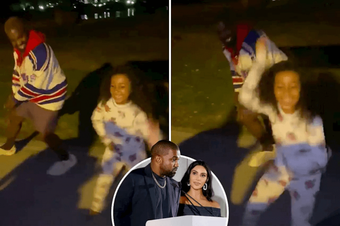 Kanye West Dances with Daughter Pretends Everything is Normal