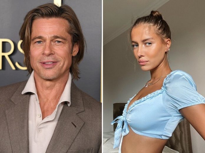 Brad Pitt’s rumored Girlfriend Poses Braless on Angelina’s Wedding Venue